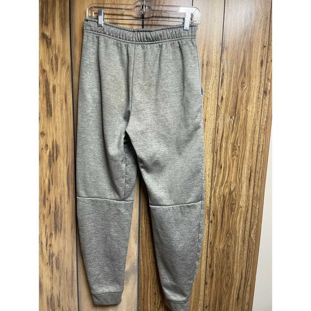 Nike Dri-Fit Youth Boys Size S Training Pants Fleece Lined Grey Sweats - Picture 2 of 7